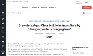Preview of the Aqua Clear Water Systems Case Study