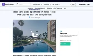 Preview of the Hotel Pez Espada by Medplaya Case Study