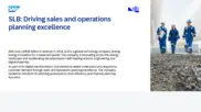 Preview of the SLB Case Study