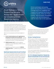 Preview of the Leading Credit Reporting Agency Case Study