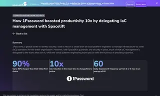 Preview of the 1Password Case Study