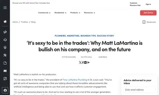 Preview of the Tony LaMartina Plumbing Case Study