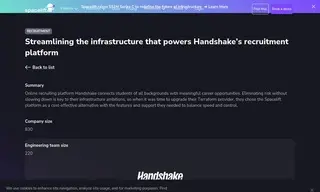 Preview of the Handshake Case Study