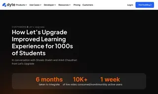 Preview of the Let’s Upgrade Case Study