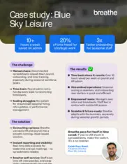 Preview of the Blue Sky Leisure Case Study