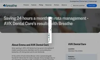 Preview of the AVK Dental Care Case Study