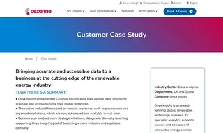 Preview of the Onyx Insight Case Study