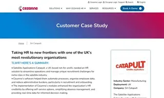 Preview of the Catapult Satellite Applications Case Study
