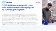 Preview of the VOSS Case Study