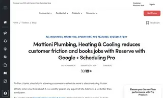 Preview of the Mattioni Plumbing, Heating & Cooling Case Study