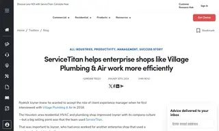 Preview of the Village Plumbing & Air Case Study