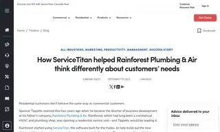 Preview of the Rainforest Plumbing & Air Case Study