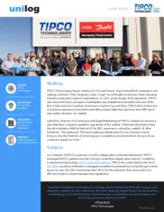 Preview of the TIPCO Technologies Case Study