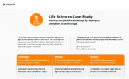 Preview of the Medical Device Company Case Study