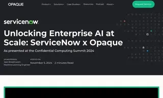 Preview of the ServiceNow Case Study