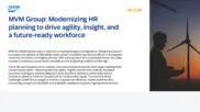 Preview of the MVM Group Case Study