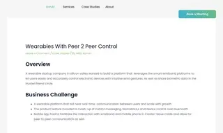 Preview of the Large Wearable Startup Company Case Study