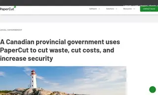 Preview of the Government of Nova Scotia Case Study
