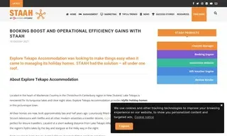 Preview of the Explore Tekapo Accommodation Case Study
