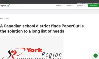Preview of the York Region District School Board Case Study