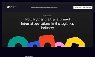 Preview of the Volta Logistics Case Study