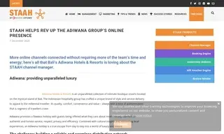 Preview of the Adiwana Hotels & Resorts Case Study