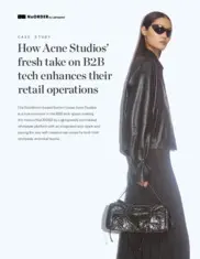 Preview of the Acne Studios Case Study