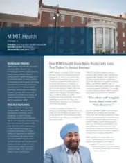 Preview of the MIMIT Health Case Study