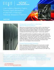 Preview of the San Diego Supercomputer Center (SDSC) Case Study