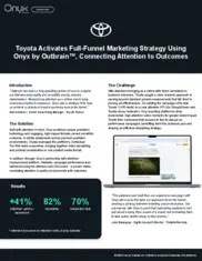 Preview of the Toyota Case Study