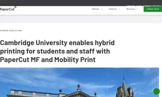 Preview of the University of Cambridge Case Study