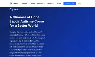 Preview of the Espoir Autisme Corse Case Study