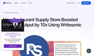 Preview of the Restaurant Supply Store Case Study