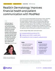Preview of the RealSkin Dermatology Case Study