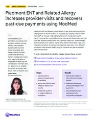 Preview of the Piedmont ENT and Related Allergy Case Study
