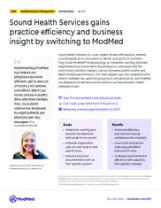 Preview of the Sound Health Services Case Study