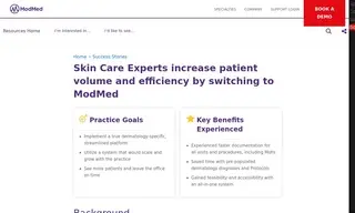 Preview of the Skin Care Experts Case Study