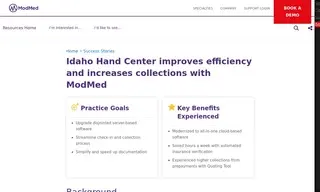 Preview of the Idaho Hand Center Case Study