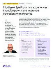 Preview of the Middlesex Eye Physicians Case Study