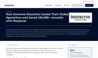 Preview of the Immerse Education Case Study