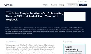 Preview of the Shine People Solutions Case Study