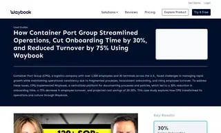 Preview of the ContainerPort Group Case Study