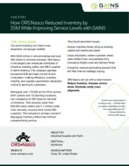 Preview of the ORS Nasco Case Study