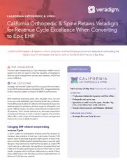 Preview of the California Orthopedics & Spine Case Study