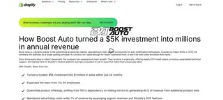 Preview of the Boost Auto Case Study