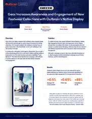 Preview of the GEOX Case Study