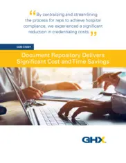 Preview of the Global Medical Device Company Case Study