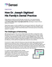 Preview of the Marshall Dental Clinic Case Study