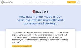 Preview of the Napthens LLP Case Study