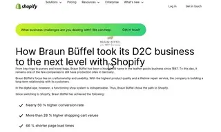 Preview of the Braun Büffel Case Study